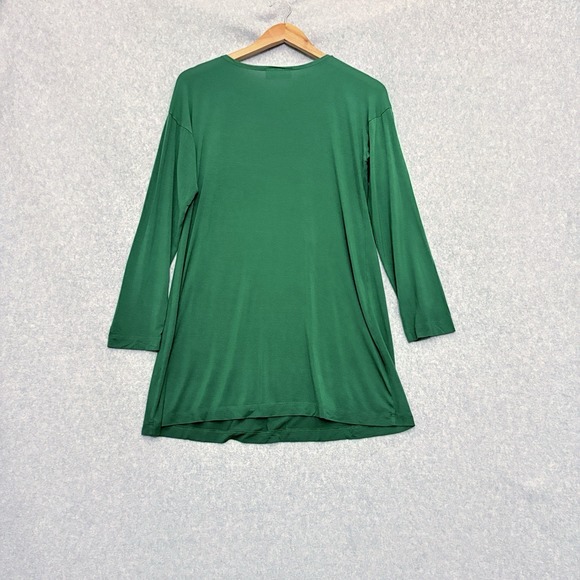 Bryn Walker Top Lightweight T Shirt LS Micro Modal Ultra Soft XS Green LS - Picture 2 of 7